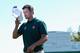 AUGUSTA, GA - APRIL 10: Adam Scott of Australia walks off the 18th green after a three-under par 69 during the first round of the 2014 Masters Tournament at Augusta National Golf Club on April 10, 2014 in Augusta, Georgia. (Photo by Andrew Redington/Get