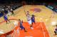 NEW YORK, NY - JANUARY 22: Andrea Bargnani #77 of the New York Knicks shoots against the Philadelphia 76ers during the game on January 22, 2014 at Madison Square Garden in New York City, New York. NOTE TO USER: User expressly acknowledges and agrees tha