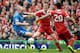 GLASGOW, SCOTLAND - MARCH 16: Barry Robson of Aberdeen tackles James Vincent of Caledonian Thistle during the Scottish Communities League Cup Final at Celtic Park Stadium between Aberdeen and Caledonian Thistle on March 16, 2014 in Glasgow, Scotland. (P