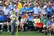 AUGUSTA, GA - APRIL 11: Bubba Watson of the United States plays his third shot on the 18th hole during the second round of the 2014 Masters Tournament at Augusta National Golf Club on April 11, 2014 in Augusta, Georgia. (Photo by David Cannon/Getty Imag