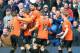 GLASGOW, SCOTLAND - APRIL 12: Stuart Armstrong of Dundee United celebrates scoring during the William Hill Scottish Cup Semi Final between Rangers and Dundee United at Ibrox Stadium on April 12, 2014 in Glasgow, Scotland. (Photo by Mark Runnacles/Getty Im
