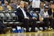 Oct 30, 2013; Oakland, CA, USA; Golden State Warriors owner Joe Lacob on the sideline against the Los Angeles Lakers during the third quarter at Oracle Arena. The Golden State Warriors defeated the Los Angeles Lakers 125-94. Mandatory Credit: Kelley L Cox