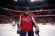 WASHINGTON, DC - JANUARY 14: Alex Ovechkin #8 of the Washington Capitals skates on the ice during a break in play during the third period of the Capitals 2-1 shootout loss to the San Jose Sharks at Verizon Center on January 14, 2014 in Washington, DC. (P
