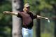 AUGUSTA, GA - APRIL 12: Miguel Angel Jimenez of Spain waits in the 14th fairway during the third round of the 2014 Masters Tournament at Augusta National Golf Club on April 12, 2014 in Augusta, Georgia. (Photo by David Cannon/Getty Images)