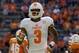 Apr 12, 2014; Knoxville, TN, USA; Tennessee Volunteers wide receiver Josh Malone (3) runs on the field during the spring game at Neyland Stadium. Mandatory Credit: Randy Sartin-USA TODAY Sports