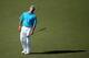 AUGUSTA, GA - APRIL 12: Lee Westwood of England reacts to a missed eagle putt on the 15th green during the third round of the 2014 Masters Tournament at Augusta National Golf Club on April 12, 2014 in Augusta, Georgia. (Photo by Andrew Redington/Getty I