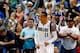 DALLAS, TX - APRIL 12: Monta Ellis #11 of the Dallas Mavericks reacts after scoring against the Phoenix Suns in the third quarter at American Airlines Center on April 12, 2014 in Dallas, Texas. (Photo by Tom Pennington/Getty Images)