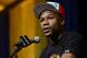 LAS VEGAS, NV - MARCH 8: Floyd Mayweather Jr. announces his upcoming Marcos 'El Chino' Maidana during a news conference at at the MGM Grand Hotel/Casino March 8, 2014, in Las Vegas, Nevada. (Photo by Kevork Djansezian/Getty Images)