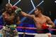 LAS VEGAS, NV - APRIL 12: Manny Pacquiao lands a right hand to the head of Timothy Bradley at the MGM Grand Garden Arena on April 12, 2014 in Las Vegas, Nevada. (Photo by Jeff Gross/Getty Images)
