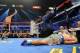 Dec 8, 2012; Las Vegas, NV, USA; Juan Manuel Marquez (Black/Green/Red trunks) knocks out Manny Pacquiao (Gray trunks) during their welterweight bout at the MGM Grand Garden Arena. Mandatory Credit: Joe Camporeale-USA TODAY Sports