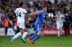 SWANSEA, WALES - APRIL 13: Nemanja Matic of Chelsea holds off the challenge from David N'Gog of Swansea during the Barclays Premier League match between Swansea City and Chelsea at Liberty Stadium on April 13, 2014 in Swansea, Wales. (Photo by Chris Bru