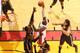 MIAMI, FL - APRIL 11: LeBron James #6 of the Miami Heat shoots against the Indiana Pacers during a game on April 11, 2014 at American Airlines Arena in Miami, Florida. NOTE TO USER: User expressly acknowledges and agrees that, by downloading and or using