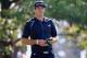 AUGUSTA, GA - APRIL 11: Dustin Johnson of the United States waits on the fourth tee during the second round of the 2014 Masters Tournament at Augusta National Golf Club on April 11, 2014 in Augusta, Georgia. (Photo by Rob Carr/Getty Images)
