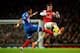 LONDON, ENGLAND - DECEMBER 04: Nacho Monreal of Arsenal is challenged by Liam Rosenior of Hull City during the Barclays Premier League match between Arsenal and Hull City at Emirates Stadium on December 4, 2013 in London, England. (Photo by Jamie McDonal