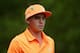 AUGUSTA, GA - APRIL 13: Rickie Fowler of the United States stands on the second tee box during the final round of the 2014 Masters Tournament at Augusta National Golf Club on April 13, 2014 in Augusta, Georgia. (Photo by Andrew Redington/Getty Images)