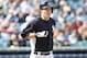 March 2, 2013; Tampa, FL, USA; New York Yankees right fielder Tyler Austin (88) gets walked against the Detroit Tigers at George M. Steinbrenner Field. Mandatory Credit: Kim Klement-USA TODAY Sports