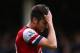 LIVERPOOL, ENGLAND - APRIL 06: Olivier Giroud of Arsenal reacts during the Barclays Premier League match between Everton and Arsenal at Goodison Park on April 6, 2014 in Liverpool, England. (Photo by Alex Livesey/Getty Images)