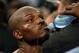 Apr 12, 2014; Las Vegas, NV, USA; Timothy Bradley Jr. in the ring after his WBO World Welterweight Championship fight against Manny Pacquiao (not pictured) at the MGM Grand Garden Arena. Manny Pacquiao won by decision. Mandatory Credit: Jayne Kamin-Oncea