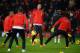 MANCHESTER, ENGLAND - JANUARY 01: Rio Ferdinand of Manchester United warms up prior to the Barclays Premier League match between Manchester United and Tottenham Hotspur at Old Trafford on January 1, 2014 in Manchester, England. (Photo by Michael Regan/G