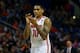 BUFFALO, NY - MARCH 20: LaQuinton Ross #10 of the Ohio State Buckeyes reacts after a foul is called against the Dayton Flyers during the second round of the 2014 NCAA Men's Basketball Tournament at the First Niagara Center on March 20, 2014 in Buffalo, Ne