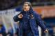 SAN SEBASTIAN, SPAIN - FEBRUARY 12: Head coach Gerardo Tata Martino of FC Barcelona reacts during the Copa del Rey Semi-Final first leg match betweenReal Sociedad and Barcelona at Estadio Anoeta on February 12, 2014 in San Sebastian, Spain. (Photo by J