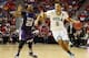 SAN DIEGO, CA - MARCH 23: Kyle Anderson #5 of the UCLA Bruins drives against Desmond Haymon #25 of the Stephen F. Austin Lumberjacks in the second half during the third round of the 2014 NCAA Men's Basketball Tournament at Viejas Arena on March 23, 2014