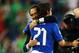 POZNAN, POLAND - JUNE 18: Head Coach Cesare Prandelli of Italy and Andrea Pirlo celebrate victory and progress to the quarter finals during the UEFA EURO 2012 group C match between Italy and Ireland at The Municipal Stadium on June 18, 2012 in Poznan, Po