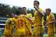 CARDIFF, WALES - APRIL 05: Jason Puncheon #13 of Crystal Palace is congratulated by teammates after scoring his team's third goal during the Barclays Premier League match between Cardiff City and Crystal Palace at Cardiff City Stadium on April 5, 2014 in