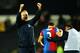 HULL, ENGLAND - NOVEMBER 23: Keith Millen, caretaker manager of Crystal Palace celebrates victory after the Barclays Premier League match between Hull City and Crystal Palace at KC Stadium on November 23, 2013 in Hull, England. (Photo by Michael Regan/G