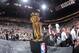 MIAMI, FL - JUNE 20: The Larry O'Brien after the Miami Heat defeated the San Antonio Spurs in Game Seven of the 2013 NBA Finals on June 20, 2013 at the American Airlines Arena in Miami, Florida. NOTE TO USER: User expressly acknowledges and agrees that, b