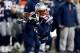 FOXBORO, MA - JANUARY 20: Brandon Lloyd #85 of the New England Patriots misses a catch against the Baltimore Ravens during the 2013 AFC Championship game at Gillette Stadium on January 20, 2013 in Foxboro, Massachusetts. (Photo by Jared Wickerham/Getty