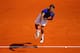 MONACO - APRIL 14: Roger Federer of Switzerland serves to Marin Cilic of Croatia during Day Five of the ATP Masters Series Tennis at the Monte Carlo Country Club on April 14, 2011 in Monte Carlo, Monaco. (Photo by Julian Finney/Getty Images)