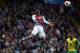 BIRMINGHAM, ENGLAND - MARCH 02: Christian Benteke of Aston Villa heading the ball during the Barclays Premier League match between Aston Villa and Norwich City at Villa Park on March 2, 2014 in Birmingham, England. (Photo by Tony Marshall/Getty Images)