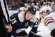 COLUMBUS, OH - APRIL 4: Ryan Johansen #19 of the Columbus Blue Jackets waits to take a face off against the Chicago Blackhawks on April 4, 2014 at Nationwide Arena in Columbus, Ohio. Chicago defeated Columbus 4-3. (Photo by Jamie Sabau/NHLI via Getty Ima
