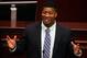 Jameis Winston speaks before the Capitol on Florida State Day in April 2014.
