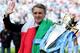 Hey, what's that thing in Mancini's left hand?