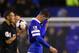 LIVERPOOL, ENGLAND - APRIL 16: A dejected Ross Barkley of Everton leaves the field after defeat during the Barclays Premier League match between Everton and Crystal Palace at Goodison Park on April 16, 2014 in Liverpool, England. (Photo by Clive Brunski