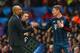 MANCHESTER, ENGLAND - APRIL 01: Pep Guardiola head coach of Bayern Muenchen has words with Toni Kroos of Bayern Muenchen during the UEFA Champions League Quarter Final first leg match between Manchester United and FC Bayern Muenchen at Old Trafford on Ap