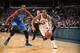 MEMPHIS, TN - JANUARY 14: Courtney Lee #5 of the Memphis Grizzlies drives to the basket against Kevin Durant #35 of the Oklahoma City Thunder on January 14, 2014 at FedExForum in Memphis, Tennessee. NOTE TO USER: User expressly acknowledges and agrees tha