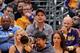Kyle Korver, or some look-alike, takes in a recent Lakers game.