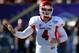 LAS VEGAS, NV - DECEMBER 21: Quarterback Derek Carr #4 of the Fresno State Bulldogs signals teammates during the team's game against the USC Trojans in the Royal Purple Las Vegas Bowl at Sam Boyd Stadium on December 21, 2013 in Las Vegas, Nevada. USC won