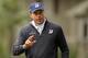HILTON HEAD ISLAND, SC - APRIL 17: Matt Kuchar acknowledges the gallery on the 16th green during the first round of the RBC Heritage at Harbour Town Golf Links on April 17, 2014 in Hilton Head Island, South Carolina. (Photo by Tyler Lecka/Getty Images)