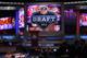 NEW YORK, NY - APRIL 26: A detail of the video board and stage during the 2012 NFL Draft at Radio City Music Hall on April 26, 2012 in New York City. (Photo by Chris Chambers/Getty Images)