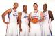 PLAYA VISTA, CA - SEPTEMBER 30: Jared Dudley #9, Willie Green #34, J.J. Redick #4 and Jamal Crawford #11 of the Los Angeles Clippers pose for a picture during media day at the Clippers Training Center on September 30, 2013 in Playa Vista, California. NOT