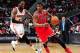 ATLANTA, GA - APRIL 2: Jimmy Butler #21 of the Chicago Bulls drives against the Atlanta Hawks on April 2, 2014 at Philips Arena in Atlanta, Georgia. NOTE TO USER: User expressly acknowledges and agrees that, by downloading and/or using this Photograph, u