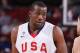 PORTLAND, OR - APRIL 12: Cliff Alexander #14 of Team USA stands on the court during the game against World Team on April 12, 2014 at the Moda Center Arena in Portland, Oregon. NOTE TO USER: User expressly acknowledges and agrees that, by downloading and