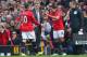 MANCHESTER, ENGLAND - MARCH 29: Manchester United Manager David Moyes substitutes Wayne Rooney for Javier Hernandez during the Barclays Premier League match between Manchester United and Aston Villa at Old Trafford on March 29, 2014 in Manchester, Englan