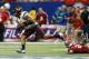 ATLANTA, GA - AUGUST 31: Kyle Fuller #17 of the Virginia Tech Hokies intercepts a pass intended for DeAndrew White #2 of the Alabama Crimson Tide at Georgia Dome on August 31, 2013 in Atlanta, Georgia. (Photo by Kevin C. Cox/Getty Images)