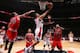 WASHINGTON, DC - APRIL 5: Garrett Temple #17 of the Washington Wizards shoots against the Chicago Bulls at the Verizon Center on April 5, 2014 in Washington, DC. NOTE TO USER: User expressly acknowledges and agrees that, by downloading and or using this p