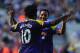 NEWCASTLE UPON TYNE, ENGLAND - APRIL 19: Wilfried Bony of Swansea City (10) celebrates with Jonathan de Guzman of Swansea City as he scores their first goal during the Barclays Premier League match between Newcastle United and Swansea City at St James' P